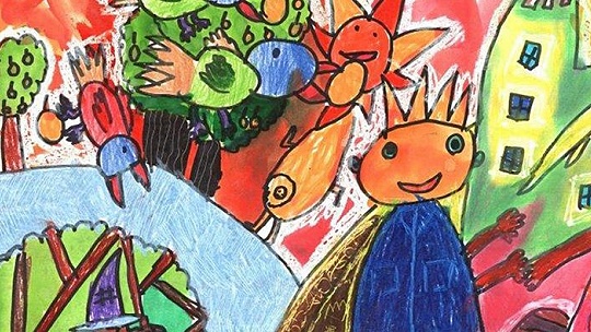 Obrázok V Šamoríne vystavujú obrázky z výtvarnej súťaže pre deti Žitnoostrovské pastelky