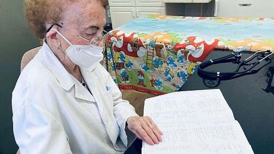 Obrázok Najstaršia detská lekárka Mária Slugeňová (91) z Levoče: „Recepty predpisujem aj elektronicky.“