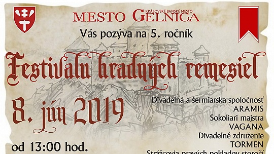 Obrázok Gelnické Zámčisko ožije v sobotu Festivalom hradných remesiel
