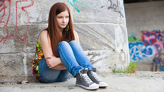 Obrázok Až 40 percent deviatakov má stredne ťažké až ťažké depresie, postihnuté sú hlavne dievčatá