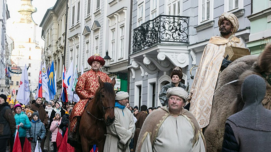 Obrázok Tip na akciu s deťmi: do Bratislavy dnes opäť zavíta trojkráľový sprievod