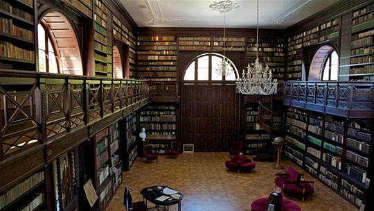 Obrázok Apponyiovská knižnica v Oponiciach predstavuje vzácny cestopis z roku 1486