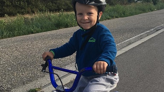 Obrázok Hurá na bicykle! Dieťa majte vždy pred sebou, nezabúdajte ani na reflexné prvky