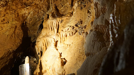 Obrázok Tip na výlet: Sto schodov do podzemia starého päť miliónov rokov. Jaskyňa Driny a jej prekrásne záclony 